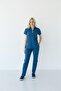 Women's Zippered Lycra Surgical Nurse Doctor Suit - 2