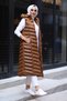 Long Padded Vest - Bronze - 5