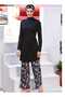 licra large leg patterned full islamic swimsuit