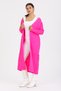 V-Neck Long Sleeve Hair Braided Ankle Length Winter Thick Knitwear Cardigan