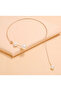 Bearish Women's Single Pearl Necklace - 2