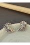 Wing silver women's design earrings - 2