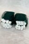 Emerald Green Bridesmaid Crown, Bridal Henna Night Wedding Bride Bachelorette Party Circumcision Crown 10 Pieces - 5