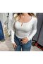 V Iron Drop Collar Blouse - 2