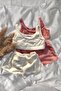 SHILSEE ECRU PLUSH CROP PAJAMAS SET - 4