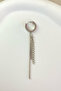 Unisex 316l Surgical Steel Dangle Chain Hoop Earrings