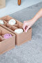 2-Piece Beige 8-Compartment Children's Room Closet Drawer Underwear Sock Organizer Honeycomb Accordion Organizer - 3