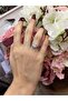 Silver Color Square Single Stone Baguette Zircon Stone Adjustable Women's Ring - Mother's Day Gift - 5