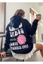Love 1997 3 Thread Thick Winter Sweatshirt - Black Printed Oversize Hooded Hoodie - 5