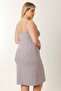 MATERNITY LOHUSA NIGHTWEAR GRAY WITH STRING HEART - 4