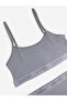 Women's Corded Fabric Rope Strap Bustier and Panty Set - 2