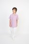 Boy's Suit Lakoos White Pantalon Yellow Turquoise Lilac Red Pink Polo Collar - 2