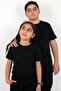 Set of 2 Crew Neck Basic Short Sleeve T-Shirts and 1 Plain Tracksuit Bottom (GIRLS-BOY) - 5