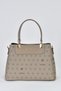 3 Compartment Women's Shoulder Strap Handbag Mink 206