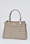 3 Compartment Women's Shoulder Strap Handbag Mink 206 - 3