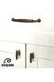 Kardelen Antique Copper 96 mm Handle Luxury Country Kitchen Furniture Cabinet Drawer Handle - 4