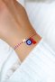 Ka-010 Miyuki Marteniçka Bracelet Set - Blue Evil Eye Beaded - Wish Bracelet - Set of 2 - Lucky Bracelet