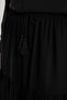Viscose Maxi Skirt with Lace-up Waist Z3406az24sp - 5