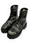 Women's Vegan Leather Black Long Boots - I am an American Design