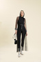 Hooded Tulle Tunic