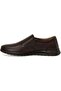 106726 GENUINE LEATHER 5 POINT BROWN MEN'S SHOES - 3