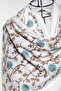 MODAL CASHMERE EMBROIDERED SHWAL - 2