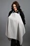 Stroller Cover Snap Fastener Openable-close-breastfeeding Bib Set of Two Muslin Fabric Plain Gray Color - 3