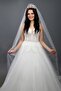 Long Wedding Dress Veil 3 Meters Long White Single Layer 1stQuality Silk Tulle with Comb