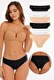 Women's Cotton Mixed Color 6-Piece Slip Panties Model-2