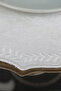 Round Cream&Cream 6-Piece Cocktail Coffee Serving Napkin Glazed Embroidery Embroidered Gardenia Serving Bowl - 3