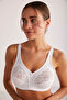 Barbaras Wire-Free and Cupless Stylish Lace Detailed Gathering Bra - 2