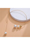 Bearish Women's Single Pearl Necklace - 2