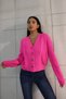 V-neck Long Sleeve Hair Braided Four Button Standard Size Winter Knitwear Cardigan - 4