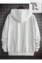 Unisex Rose Sweatshirt Zippered Cardigan - 2