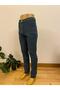 Men's Regular Fit Tube Leg Lycra Flexible Jeans Dark Blue - 2