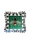 Bee Patterned Green Velvet Throw Pillow Cover - Hope Series Special Design Frilly - 5