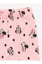 Crew Neck Minnie Mouse Printed Baby Girl Pajama Set - 7