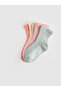 LCW baby Self Patterned Baby Girl Socks Pack of 5 - 2