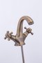 Sink Faucet Vintage Special Design Fixture Bathroom Tap Silver Color Fixture Faucet - 3