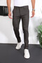 Slim Fit Chino Linen Trousers - 6