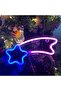 Kuruklu Yıldız Neon Duvar Dekoru - 7