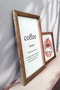 Coffee Noun Cup Wooden Frame Set of 2 Paintings - 3
