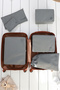 6-Piece Gray Suitcase Organizer Suitcase Organizer Set Travel Case - 4