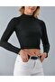 Women's Turtleneck Long Sleeve Camisole Fitted/slim Crop - 3