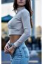 Women's Turtleneck Long Sleeve Camisole Fitted/slim Crop