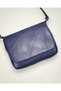 Women's Navy Blue Colored Genuine Leather Sling Bag