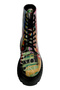 Women's Vegan Leather Multicolor Long Boots - No More Drama Design - 5