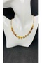 Handmade Design Glass Bead Women's Necklace with Brass Apparatus - 2