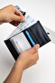 Alex Dark Blue Genuine Leather Unisex Card Holder Wallet - 4