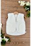 Teddy Plush Baby Vest with Zipper Pocket